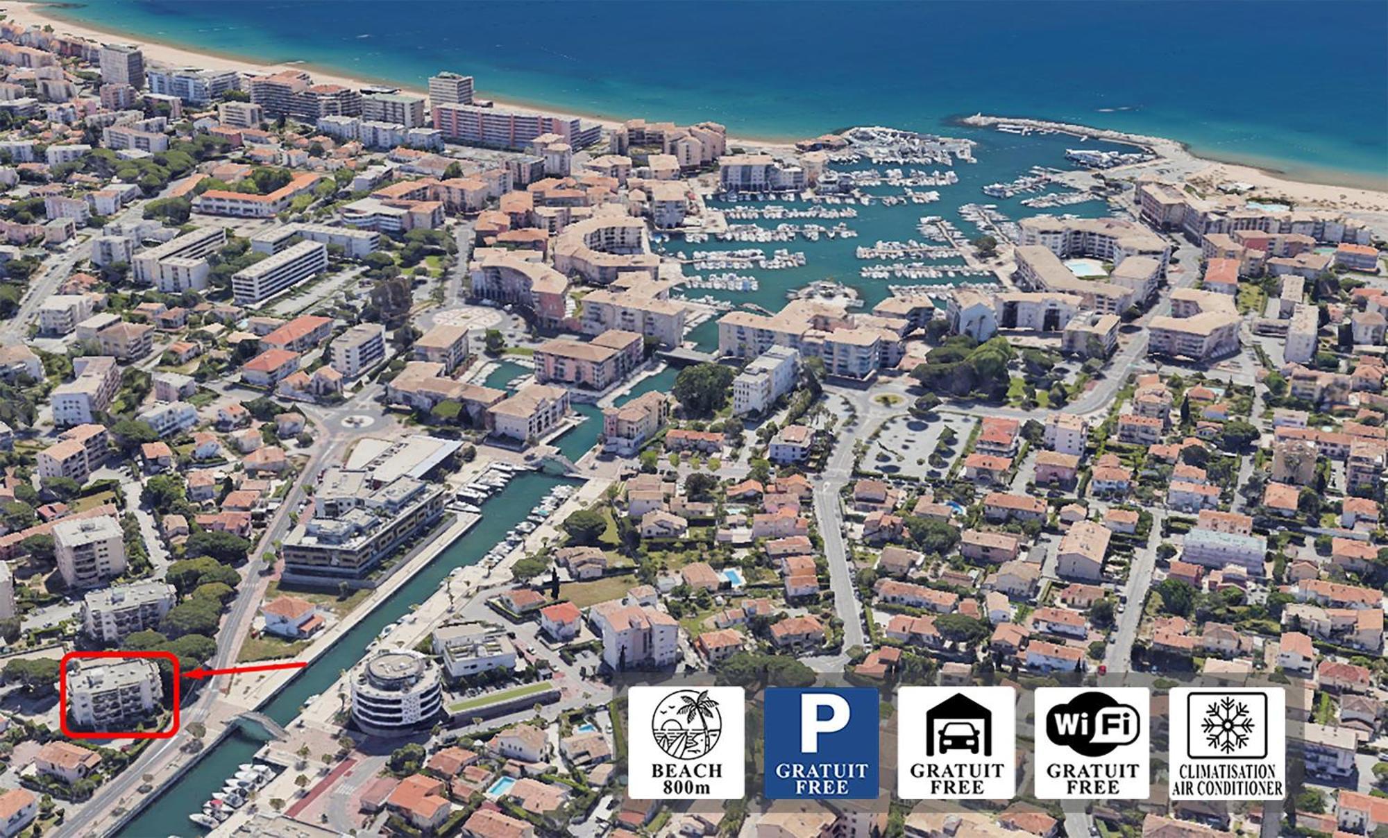 Chic Appart Du Port Фрежюс Экстерьер фото